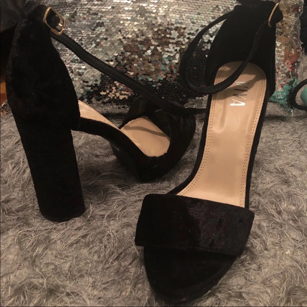 Chunky platform heels